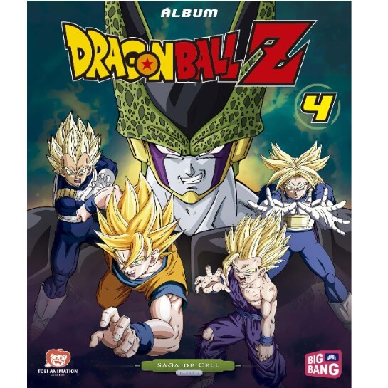 Álbum Dragon Ball Z 4 Saga Cell Parte 2 Big Bang Copag